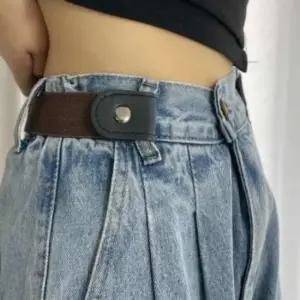 벨트상점 밴딩벨트 허리조절 허리벨트 밴드벨트 버클없는 벨트 브라운 허리띠 러닝벨트