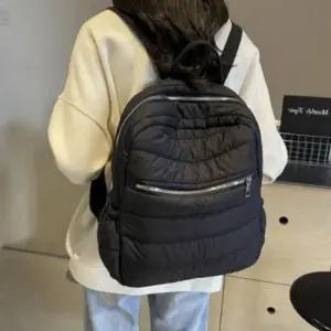 백팩 나일론 여성 겨울 가방 가벼운 심플 블랙 여성백팩 여자백팩 고등학생책가방