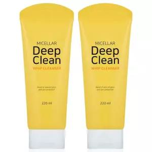 [NS홈쇼핑][터치미] 딥 클린 미셀라 휩 폼클렌저 220ml 2개[35997535]