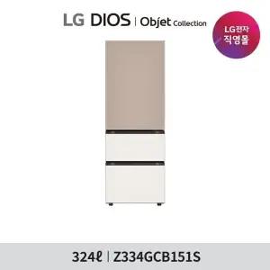 [1등급]LG 디오스 오브제컬렉션 김치톡톡 Fit  Max 324L Z334GCB151S