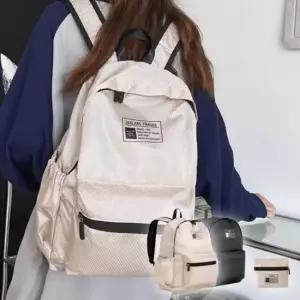 백팩 다용도 수납 여행용 가벼운 가방 배낭 접이식 여성백팩 여자백팩 고등학생책가방