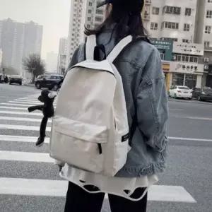 백팩 데일리 무지 캐주얼 가방 학생 책 새학기선물 여성백팩 여자백팩 고등학생책가방