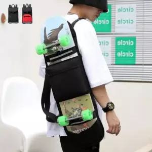 백팩 스케이트보드 남여공용 대학생 스포츠 용품 접이식 버클 남성 남자 가방 여성백팩