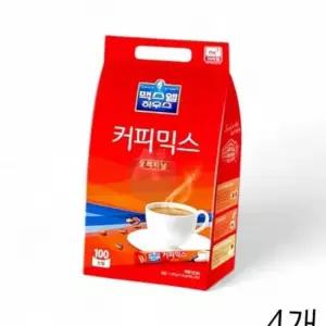 맥스웰하우스 커피믹스 1.2Kg (12gX100개) X 4개 대용량 인스턴트커피 파우더