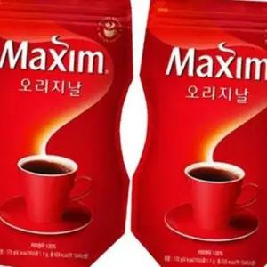 커피 리필 170g 믹스 커피 리필 인스턴트 디카페인 대용량 봉지 가정용 원두