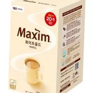 부드러운 맥심 화이트 골드 인스턴트 맥심 커피 믹스 180 스틱