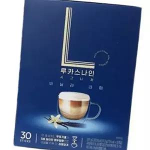 달콤한 바닐라 라떼 스틱 루카스나인 남양 바닐라 라떼 인스턴트 디저트