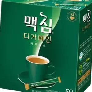 맥심 디카페인 커피믹스 50T