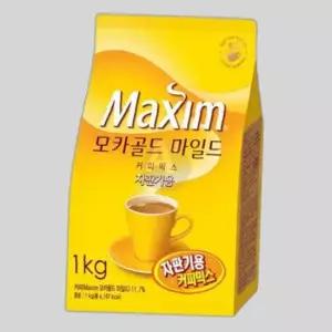 맥심 모카골드 마일드 커피믹스 자판기용 리필커피 스틱커피 인스턴트커피 1kg 커피파우더 자판기커피