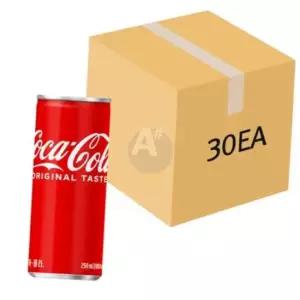 코카콜라 콜라 250ml 캔 30개입 (1BOX) 음식점 식자재 콜라음료 캔음료 탄산음료