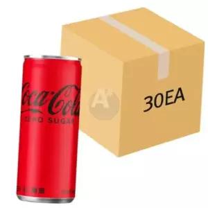 코카콜라 제로콜라 250ml 캔 30개입 (1BOX) 콜라음료 캔음료 탄산음료 탄산캔음료