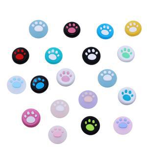 프로콘 부품 PS3 PS4 PS5 Xbox One Xbox 360 컨트롤러 게임 패드 조이스틱 케이스 액세서리 4pcs 고양이 스틱 그립 커버