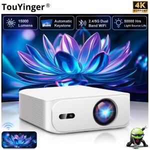 투잉어 L9 휴대용 프로젝터 풀HD 800 ANSI 루멘 단초점 4K 디코딩 안드로이드 스마트 TV 비디오 홈시어터