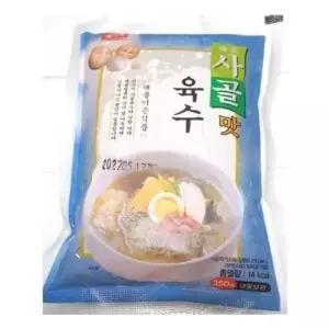 냉면사리 냉면 육수 사골 냉동 물냉면 열무냉면 국물 350g x5