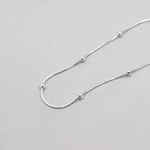 (Silver925) Basic ball anklet 실버 발찌 팔찌 액세서리 주얼리