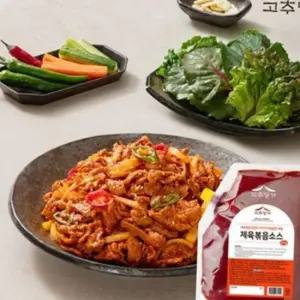 매콤한 제육볶음 소스 닭갈비 오삼 불고기 소스 업소용 캠핑 만능