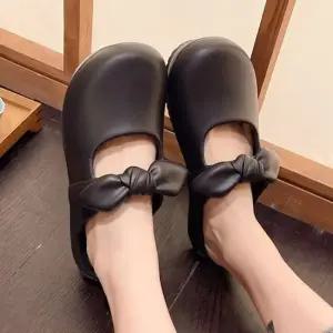 슬리퍼 여성 데일리 리본 컬러 슬리퍼 둥근코 사무실슬리퍼 뮬슬리퍼 남자슬리퍼