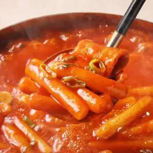 푸딩팩토리 착한떡볶이 360g 매콤달달 포장마차st 추억의 맛 떡,어묵,소스 구성