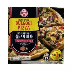 오뚜기 오뚜기피자4종 불고기 피자 396g 1판