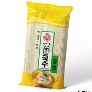WL 오뚜기 옛날국수 중면 1.5kg X 4개 굵은면 잔치국수 콩국수면 멸치국수 식재료 음식점