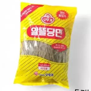 WL 오뚜기 알뜰당면 1kg X 5개 한식당면 갈비탕사리 잡채당면 사리당면 찰당면 찌개사리