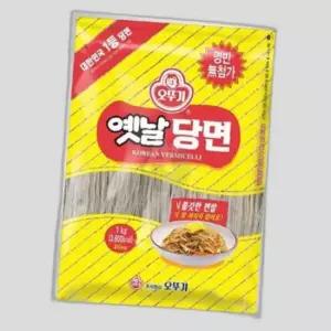 오뚜기 옛날당면 1kg 쫄깃한 잡채당면 식자재 식재료 한식당면 찜닭 식당 당면사리 음식점 고구마전분
