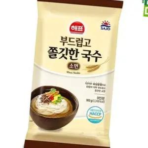 해표 부드럽고 쫄깃한 국수 소면 900g X 3개
