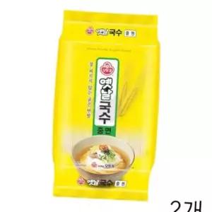 WL 오뚜기 옛날국수 중면 3kg X 2개 굵은면 잔치국수 콩국수면 멸치국수 식재료 대용량