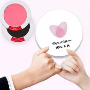 하트 손도장 키트 돌잔치 백일 손도장 아기 성장