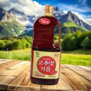 영미산업 고추맛 기름 1.8리터