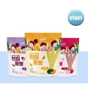 [롯데백화점]엘빈즈 [베베하트] 우리아이 현미 롱뻥 1단계 10봉