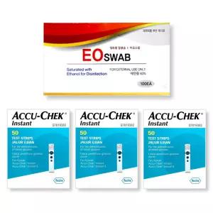 Roche 아큐첵 인스턴트 시험지150매+솜100매