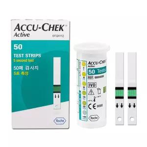 아큐첵 액티브 혈당시험지 50매 측정지 검사지 ACCU-CHEK / 25년12월