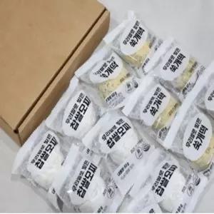 VDD 찹쌀콩쑥 행복 세트 12개왕떡 간식 찹쌀 개떡