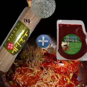 봉평 메밀국수1kg비빔장500g 비빔막국수막국수