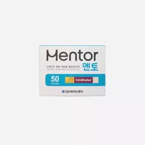 SD 바이오센서 스탠다드 멘토 혈당 측정 검사지 50매
