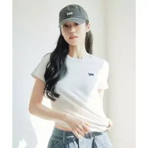 [LEE] 스몰 트위치 로고 피그먼트 볼캡 차콜 LE2501CA02CH 980840