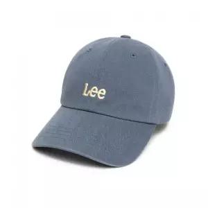 [LEE] 스몰 트위치 로고 코튼 커브 볼캡 블루 LE2503CA01BL 980436