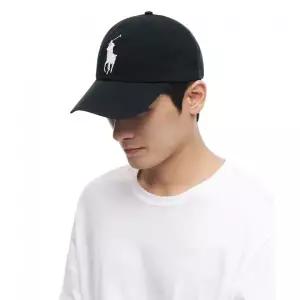 [폴로 랄프 로렌]POLO RALPH LAUREN 5%빅 포니 치노 베이스볼 캡 - 블랙 MAPOHGS0J420115-001 994745