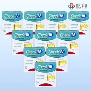 일동제약 G400 체크엔 혈당측정검사지 50매입x10 자가혈당측정