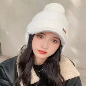 방울모자 이어캡 여자모자 귀달이비니 귀달이 방울비 (WD8EBCE)