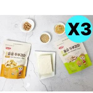 베베스트 콩콩 두부 과자 인절미 3개 + 오리지널 3개