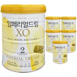 남양 임페리얼드림 XO 올 뉴 에디션 2단계 분유 800g 6개