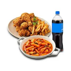 (오태식해바라기) 오태식후라이드치킨+국물떡볶이+콜라