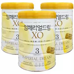 남양 임페리얼드림 XO 올 뉴 에디션 3단계 분유 800g 3개