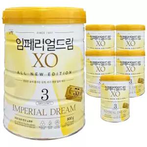 남양 임페리얼드림 XO 올 뉴 에디션 3단계 분유 800g 6개