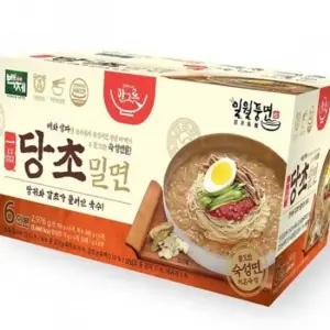 백제 당초밀면 496g x 6