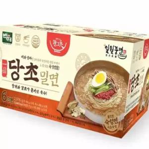 백제 당초밀면 496g x 6