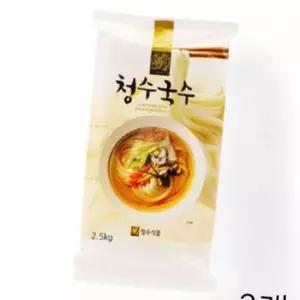 WL 청수식품 청수국수 2.5kg X 3개 소면 대용량 업소용 식당용식자재 비빔소면 비빔국수면