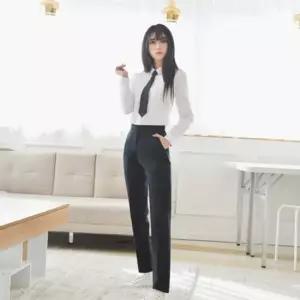 교복몰 스판 네이비 교복바지(여자) 교복 학생복